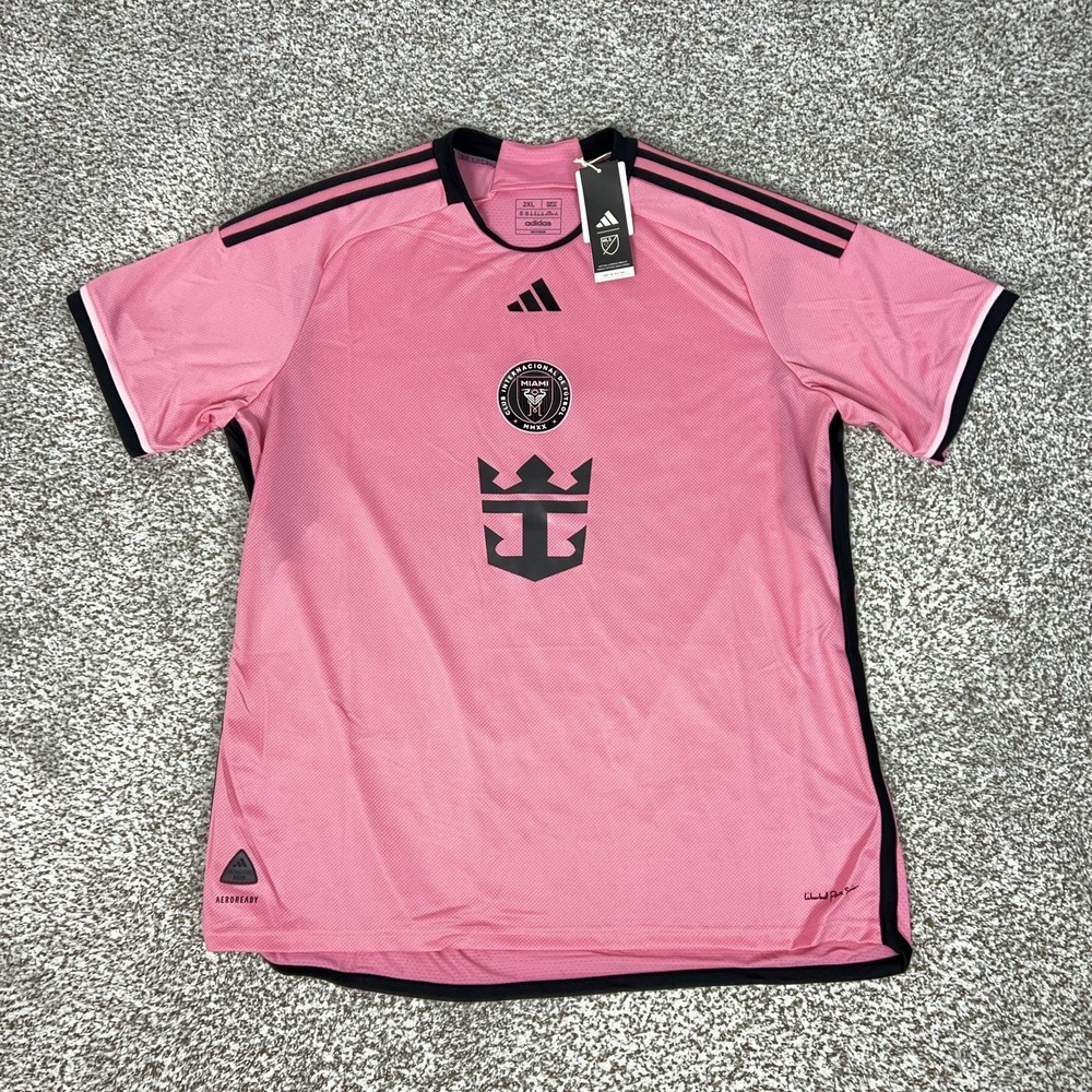 Inter‎ Miami CF Jersey Shirt Mens 2XL Pink MLS Soccer Adidas Authentic 24/25